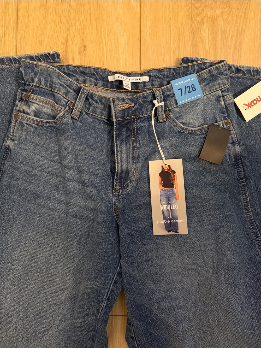 Celebrity Pink Men's Bootcut Jeans - Blue Denim